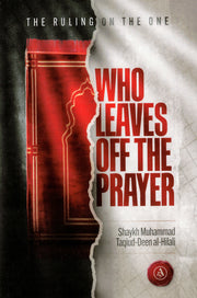 WHO LEAVES OFF THE PRAYER
