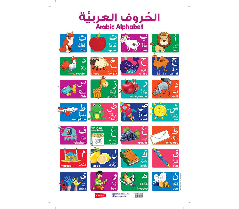 ARABIC ALPHABET CHART – Darussalam Publishers
