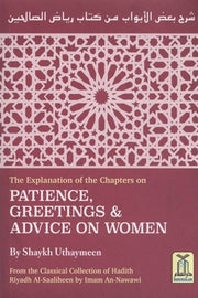 PATIENCE, GREETING AND ADVICE ON WOMEN
