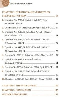 The Corruption of Riba : Its Evil Essence, Forms, and Harms