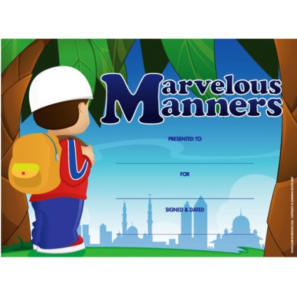 MARVELLOUS MANNERS